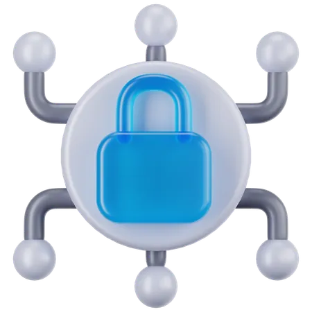 Cyber Security  3D Icon