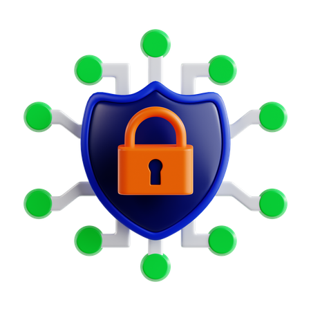 Cyber Security  3D Icon