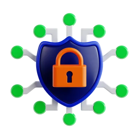 Cyber Security  3D Icon