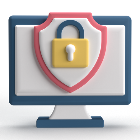 Cyber Security  3D Icon