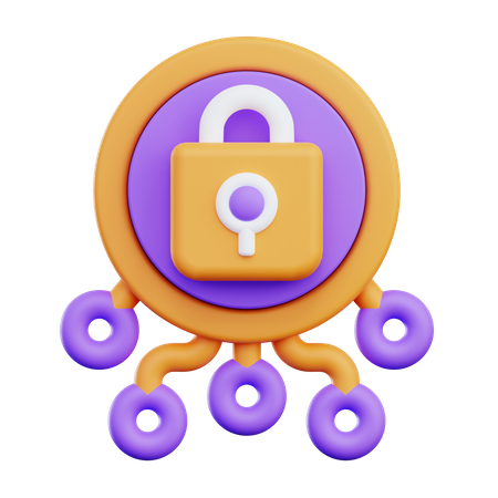 Cyber Security  3D Icon