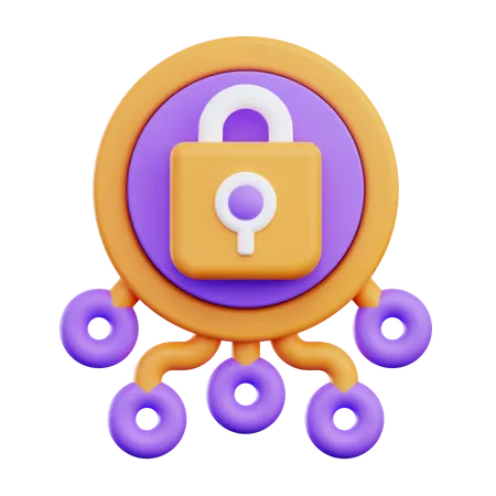 Cyber Security  3D Icon