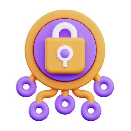 Cyber Security  3D Icon