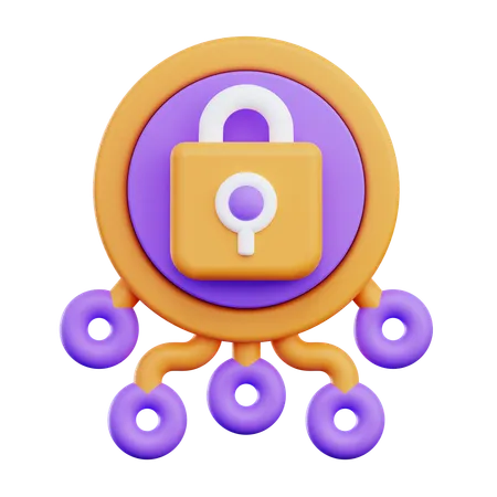 Cyber Security  3D Icon