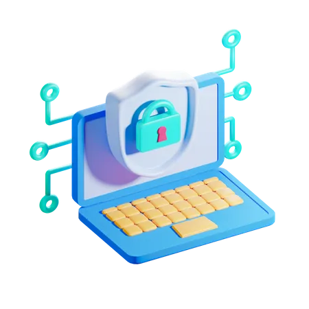 Cyber Security  3D Icon