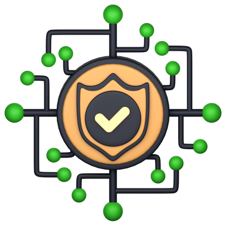 Cyber Security  3D Icon