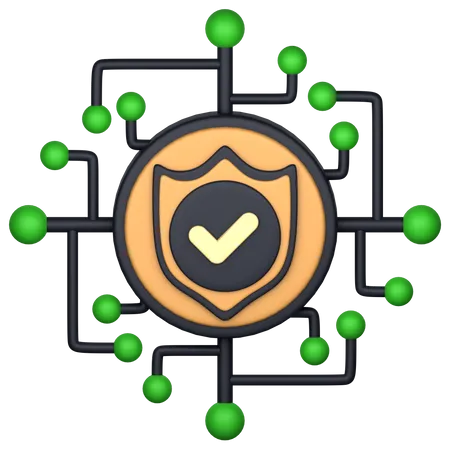 Cyber Security  3D Icon