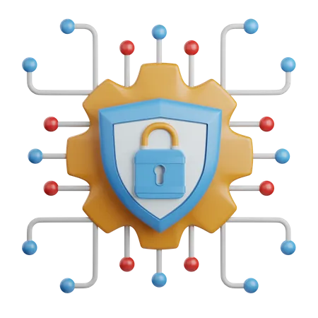 Cyber Security  3D Icon