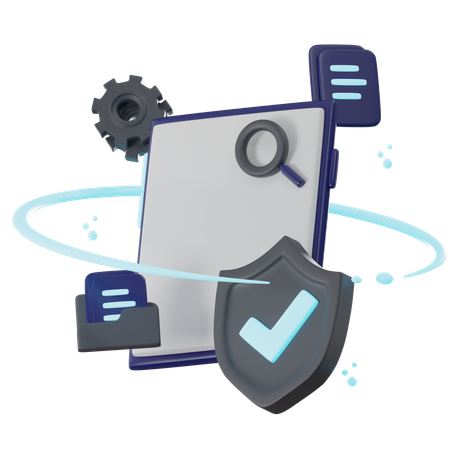 Cyber Security  3D Icon