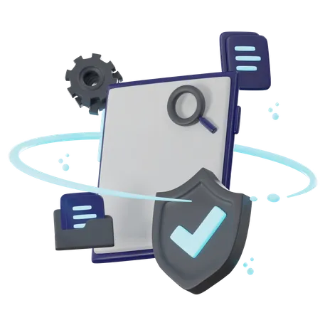 Cyber Security  3D Icon