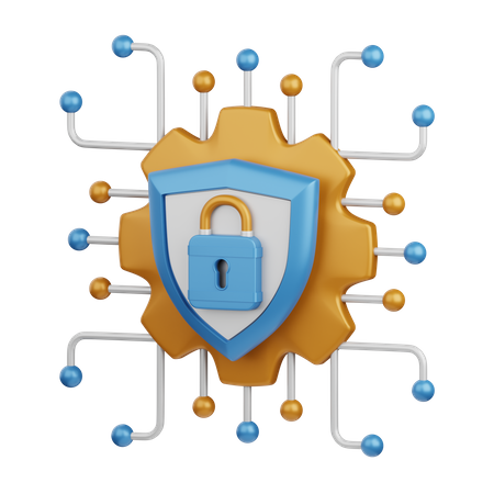 Cyber Security  3D Icon