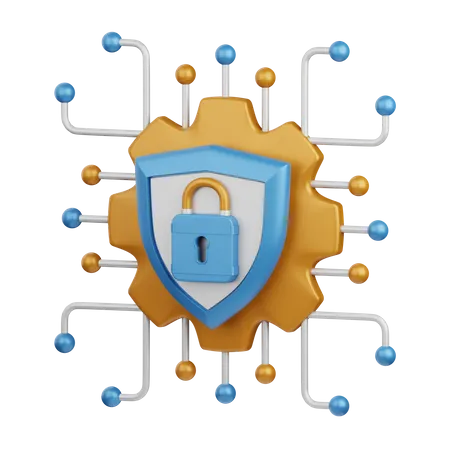 Cyber Security  3D Icon