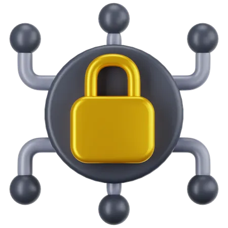 Cyber Security  3D Icon