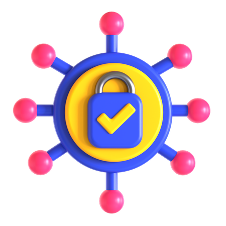 Cyber Security  3D Icon