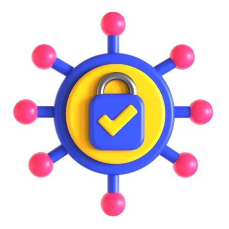 Cyber Security  3D Icon