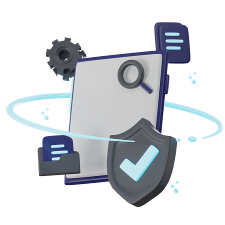 Cyber Security  3D Icon