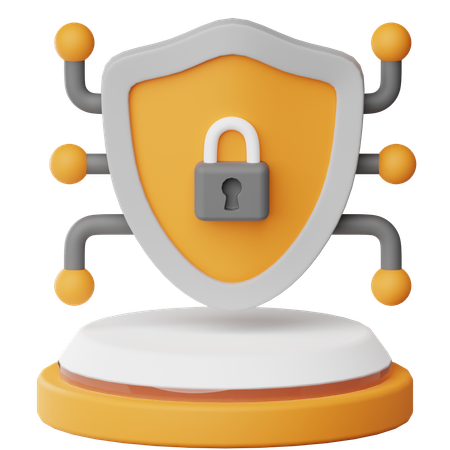 Cyber Security  3D Icon