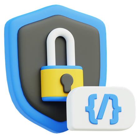 Cyber Security  3D Icon