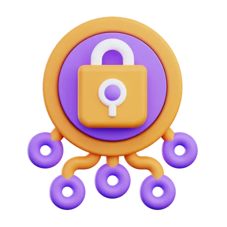 Cyber Security 3D Icon
