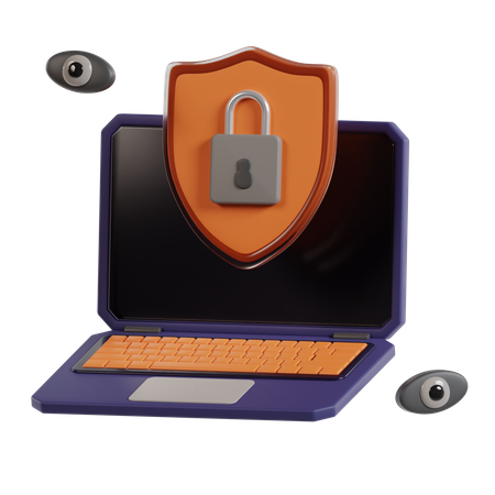 Cyber Security 3D Icon