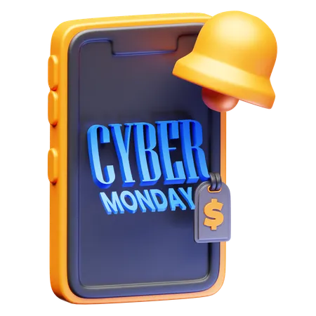 Compras na Cyber Monday  3D Icon