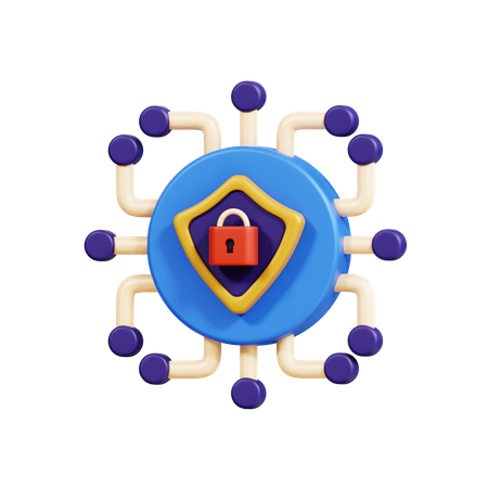 Internet-Sicherheit  3D Icon