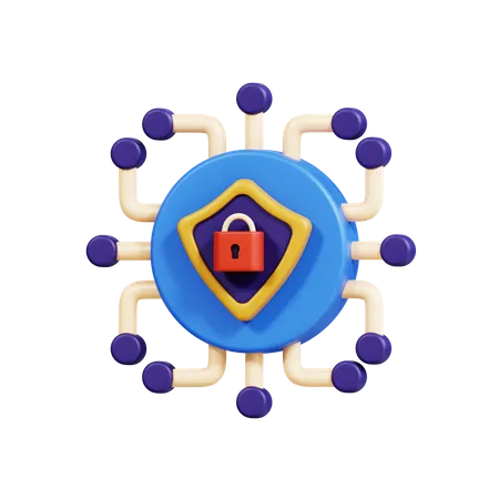 Internet-Sicherheit  3D Icon