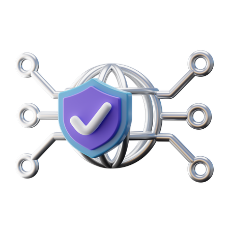 Cybersicherheitsversicherung  3D Icon