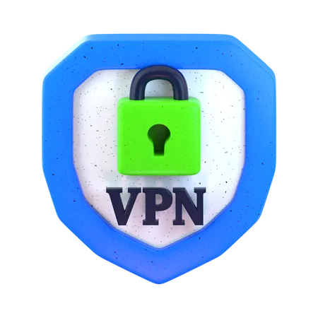 VPN cibernética  3D Icon