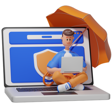 Cyberassurance  3D Icon
