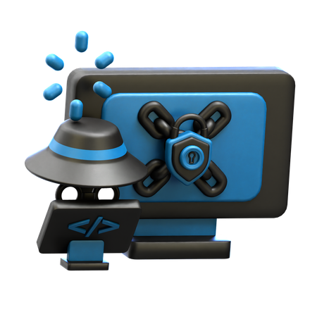 Cybercrime  3D Icon