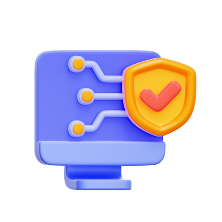 Cybersécurité  3D Icon