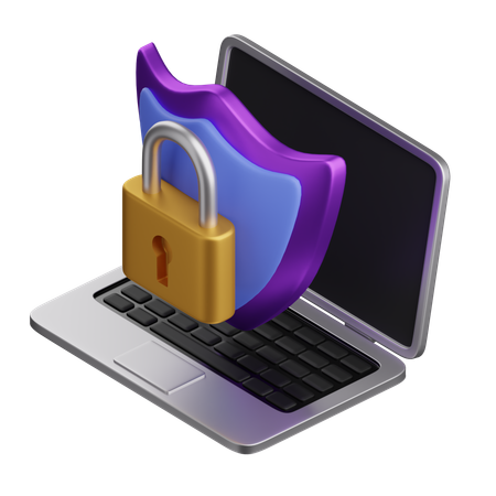 Cybersecurity  3D Icon