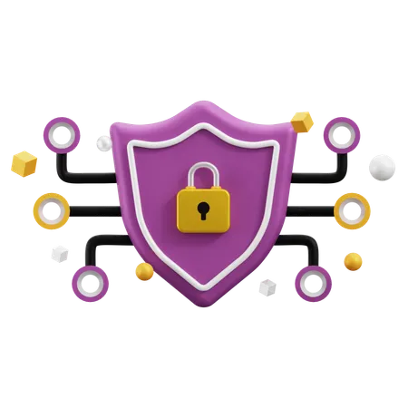 Cybersecurity  3D Icon