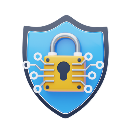 Cybersecurity  3D Icon