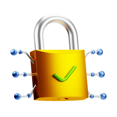 Cybersecurity  3D Icon