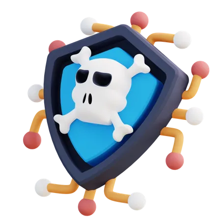 3 D Illustration Of Cybersecurity 3D Icon