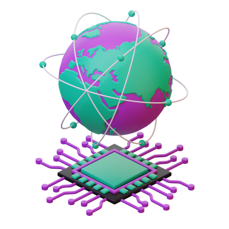 Cyberspace  3D Icon