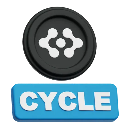 Cycle d'alliance de la superintelligence artificielle  3D Icon