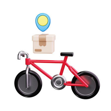 Cycle Delivery  3D Icon