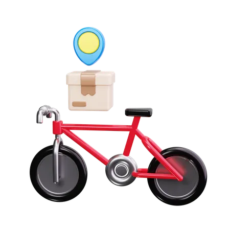 Cycle Delivery  3D Icon