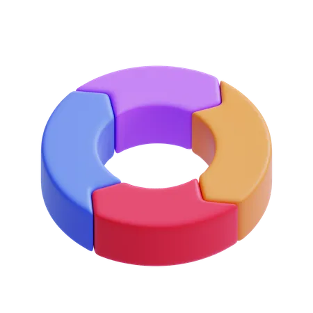 Cycle Diagram  3D Icon