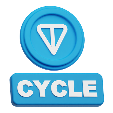 Cycle du toncoin  3D Icon