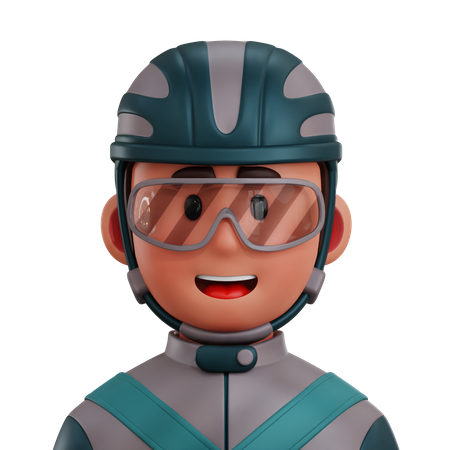Cycling Player 3D Icon