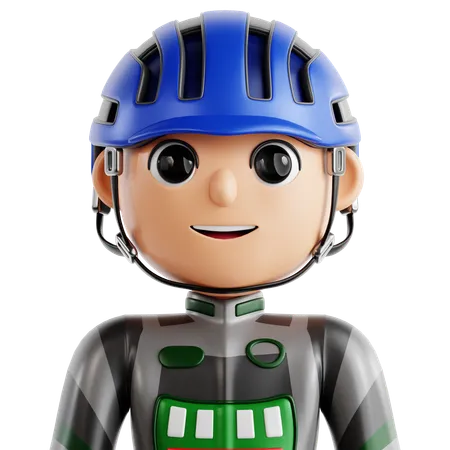 Cyclist  3D Icon