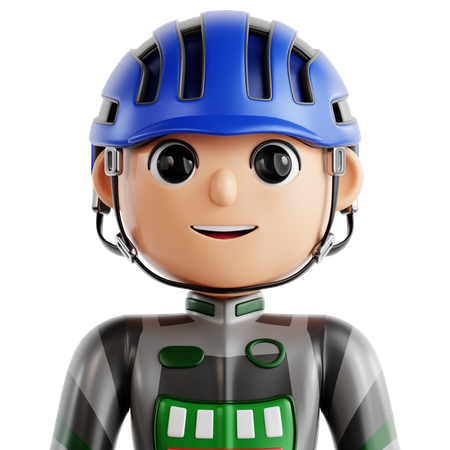 Cyclist  3D Icon