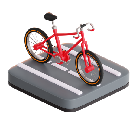 Cyclist  3D Icon