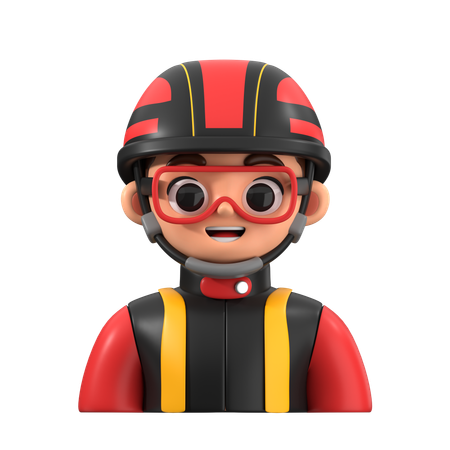 Cyclist  3D Icon