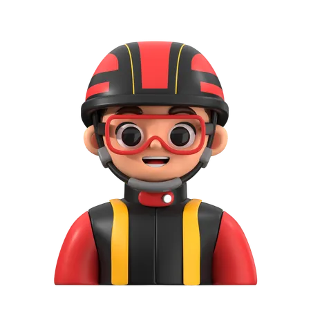 Cyclist  3D Icon