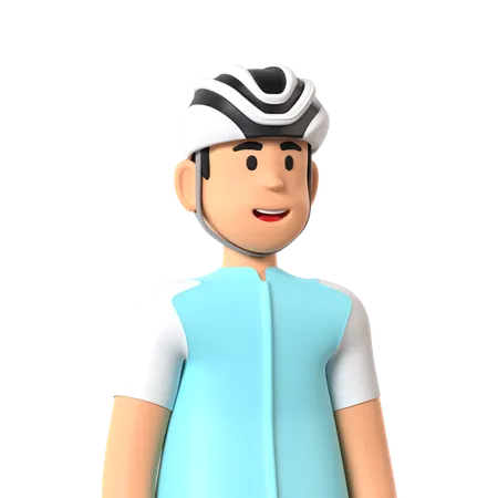 Cyclist  3D Icon